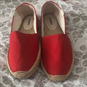 Soludos Women's Red Espadrilles on
